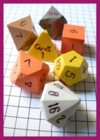 Dice : Dice - Dice Sets - Percision Edge Multiple Colrs